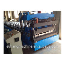 Chain Drive Hydraulic Cutting Glazed Tile Roll Forming Machine